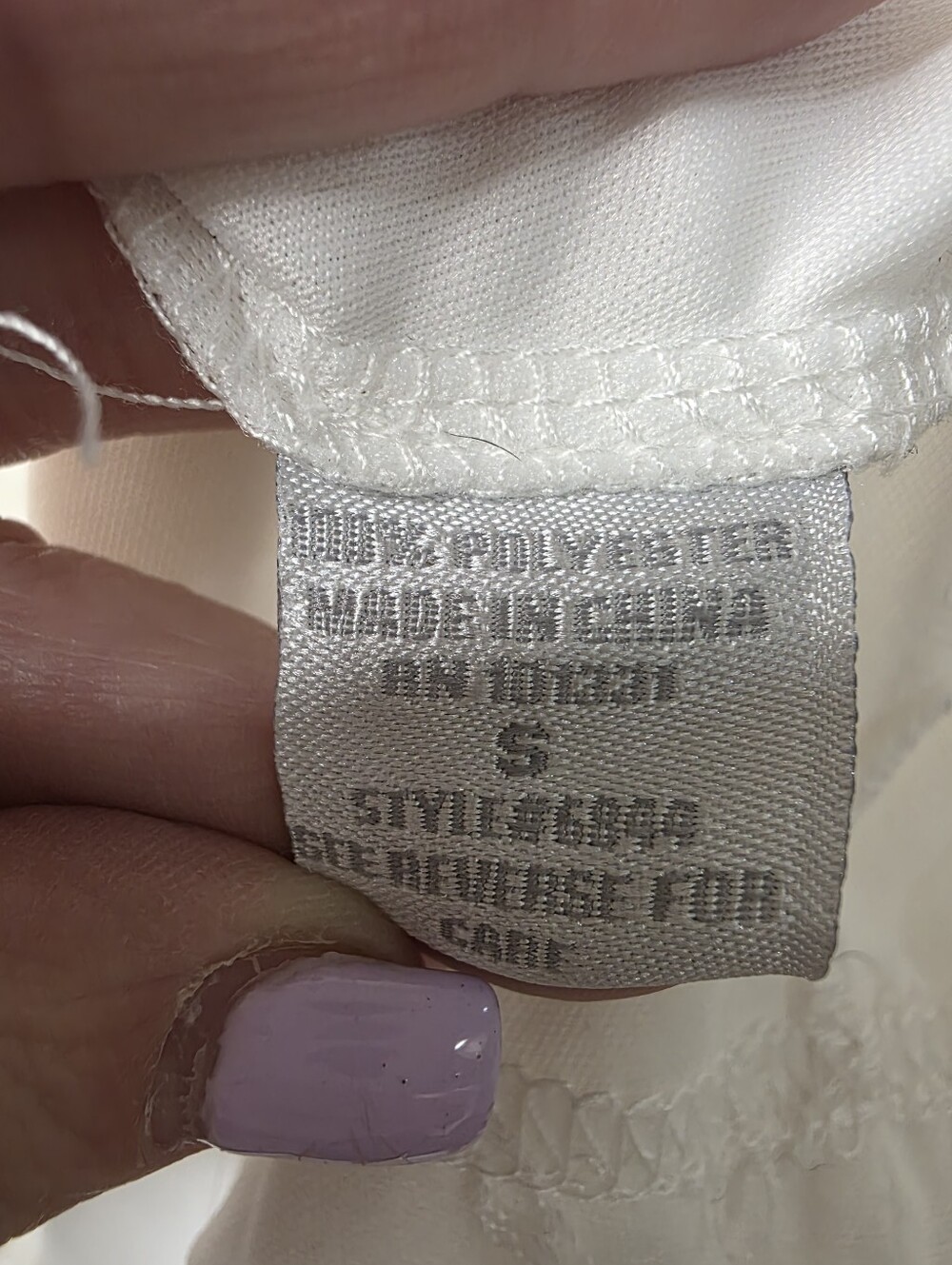 Charlotte‎ Russe White Lace Spaghetti Strap Mini Dress Size Small - Picture 7 of 8